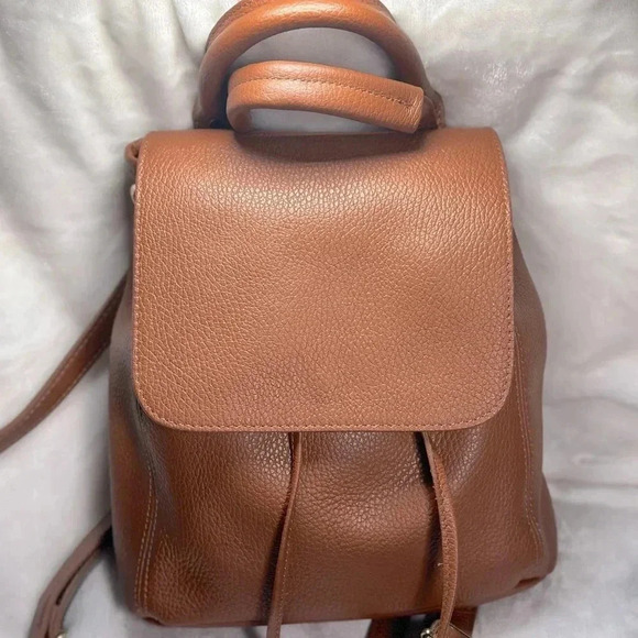 NWT UNICA! FIRENZE ITALIAN LEATHER BACKPACK PURSE - Picture 1 of 6